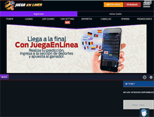 Tablet Screenshot of juegaenlinea.com